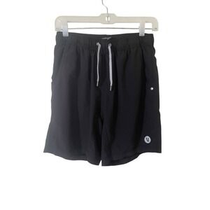 VUORI Men's Kore Shorts 9" Brief Lined, Black, Size Small Performance Running